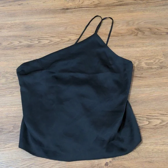 Cotton Candy LA - Size Small - Black one shoulder top - Picture 1 of 4